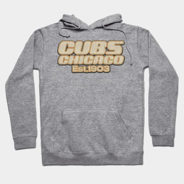 Chicago Cubs / Old Style Vintage Hoodie by Zluenhurf